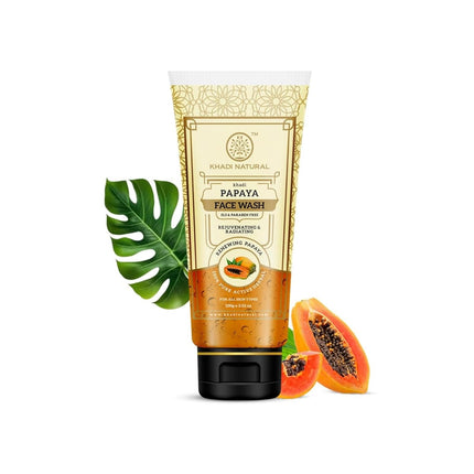 Khadi Natural Papaya Face Wash - 100ml