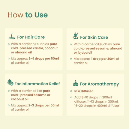 Nat Habit Pure Rosemary Essential Oil-15ml