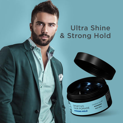 The Man Company Sportivo Stronghold Hair Styling Pomade Wax-100gm