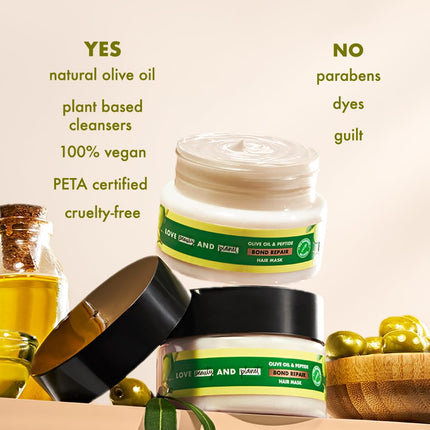 Love beauty & planet olive oil & peptide bond repair hair mask - 200ml