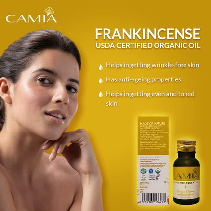 CAMIA - 100% Organic & Natural Tea Tree Essential Oil-15ml