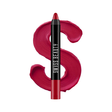 Swiss Beauty Matte Long Lasting Stay Maxx Lip Crayon Lipstick -3.5g