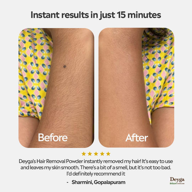 Deyga Herbal Hair Removal Powder For Men & Women(100g)