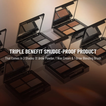 Swiss Beauty Eyebrow Palette with Wax Cream-5g