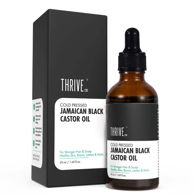 ThriveCo Cold-Pressed Jamaican Black Castor Oil-50 ml
