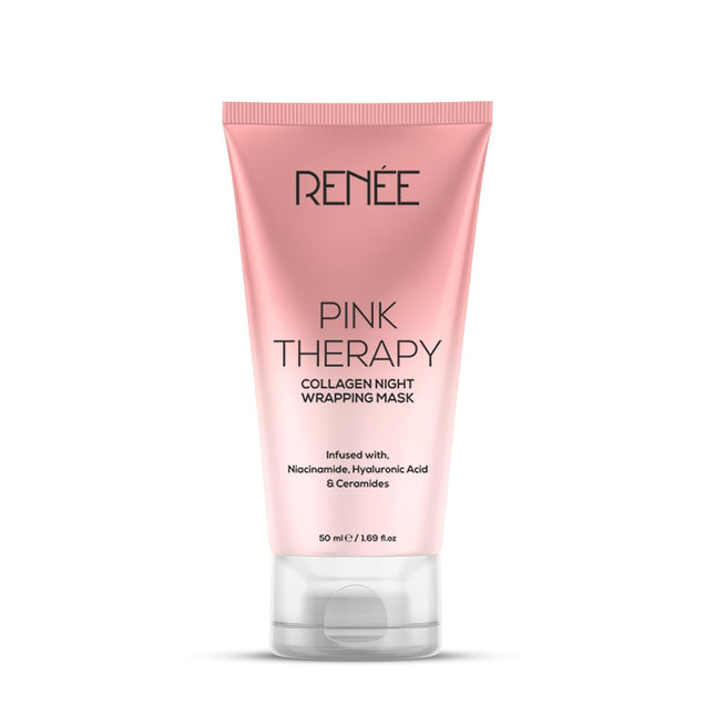 RENEE Pink Therapy Collagen Night Wrapping Face Mask-50ml