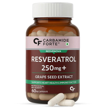 Carbamide Forte Resveratrol 250mg - 60 Veg Capsules