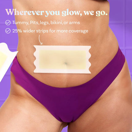 Bombae Choco Wax Strip for Women | 1 Pack (20 Strips)