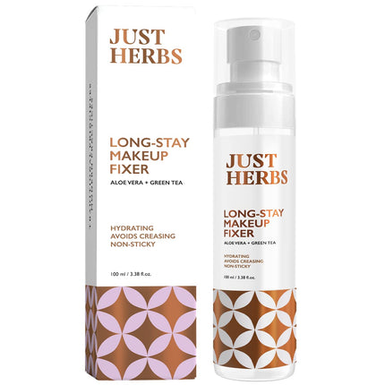 Just Herbs Long Stay Non Sticky Makeup Fixer, Setting Spray for Face Makeup-100ml