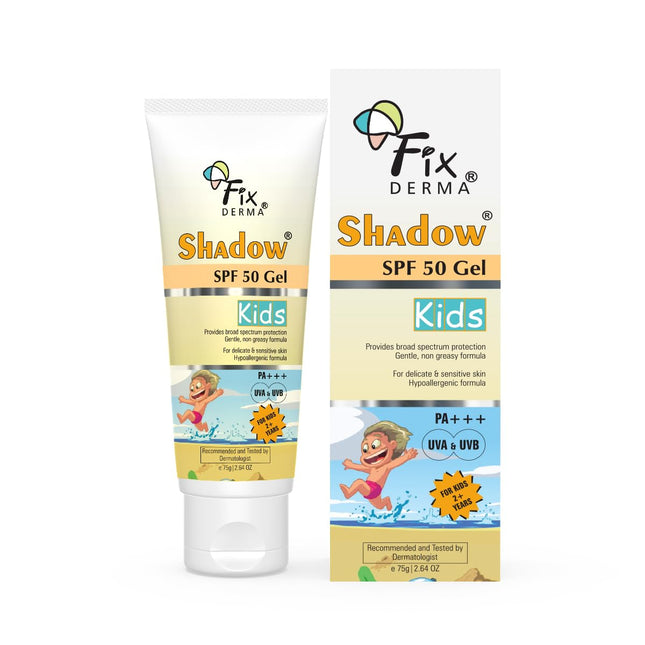 Fixderma Shadow Sunscreen SPF 50+ Gel for Kids PA+++  75gm