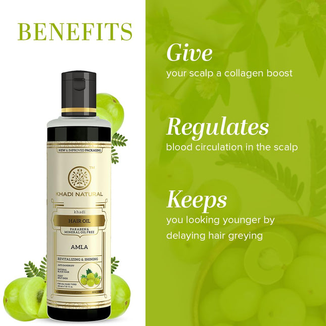 Khadi Natural Pure Amla Hair Oil-210ml