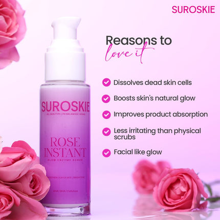 SUROSKIE Rose Instant Enzyme Face Scrub 50ml