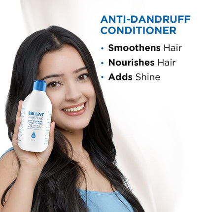 BBLUNT Anti-Dandruff Combo For a Clear & Healthy Scalp (300 ml + 250 g)