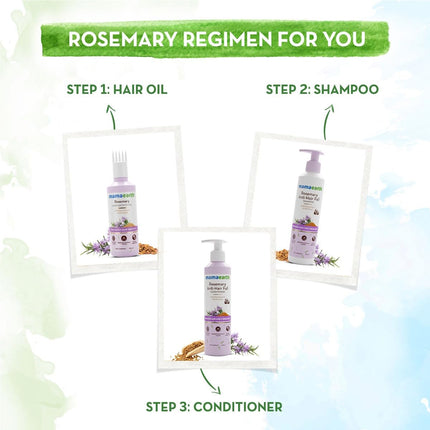 Mamaearth Rosemary Hair Fall Control Kit For Men & Women | 650 ml
