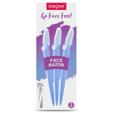Sirona Reusable Face Razor for Women| Painless Facial Hair Removal