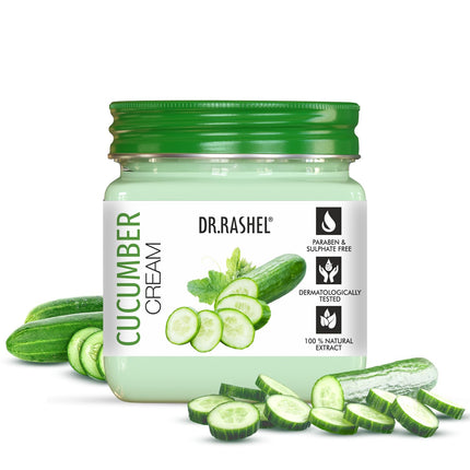 DR.RASHEL Cucumber Face And Body Cream For Women and Men (380 Ml)