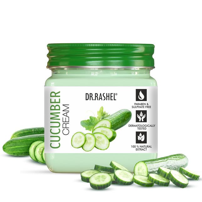 DR.RASHEL Cucumber Face And Body Cream For Women and Men (380 Ml)