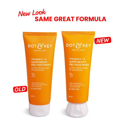 DOT & KEY Vitamin C + E Super Bright Gel Face Wash-100ml