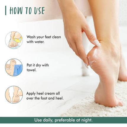 THE LOVE CO Foot Cream For Cracked Heels - 100g