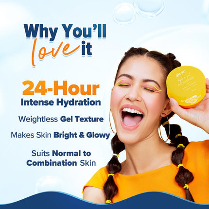 Aqualogica Glow+ Hydra Gel Moisturizer with Vitamin C & Papaya-200g
