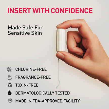 Sirona FDA Approved Natural Biodegradable Tampons - 20 Piece
