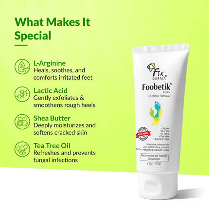 Fixderma Foobetik Cream, Foot cream-50g