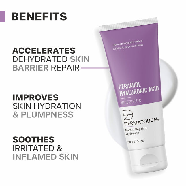 DERMATOUCH Ceramide Hyaluronic Acid Moisturizer | 50g
