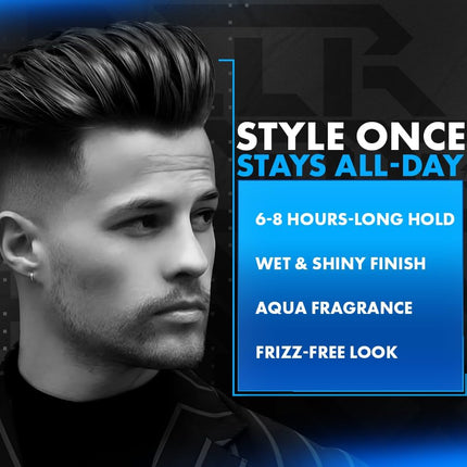 UrbanGabru Aqua Hair Wax | Alpha Edition 2-in-1 Men Hair Styling Wax 260ml