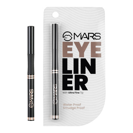MARS Smudge Proof Liquid Pen Eyeliner with Ultra Fine Tip -1.5g