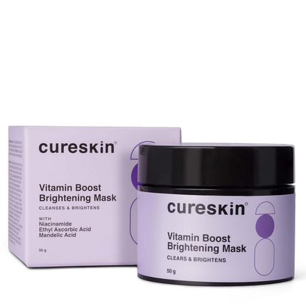 Cureskin Vitamin Boost D Tan Face Mask-50g