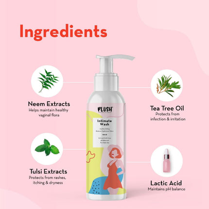 Plush All Natural Intimate & Vaginal Wash 100ml