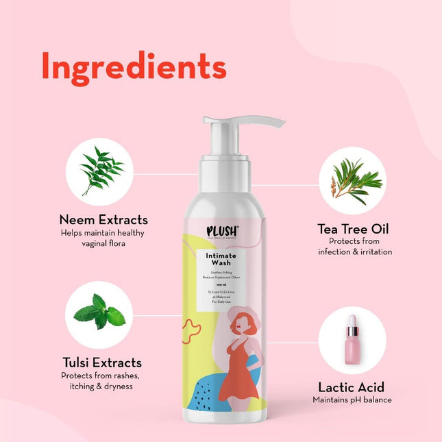 Plush All Natural Intimate & Vaginal Wash 100ml