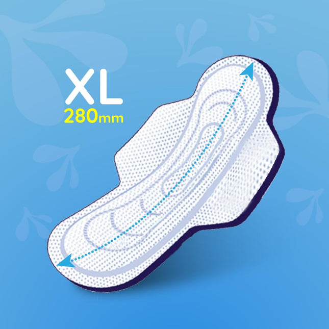 Bella Classic Maxi Softi Pads For Women 28 Cm |Sanitary Napkins Pack Of 3|15 Pcs
