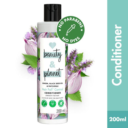 Love Beauty & Planet Onion Blackseed & Patchouli Hair Shampoo & Conditioner-200ml+200ml