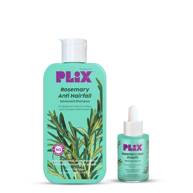 PLIX - THE PLANT FIX Fix Rosemary Advanced Anti Hair Fall Shampoo & Serum -440G