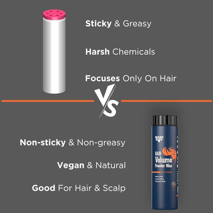 Beardhood Hair Volumizing Powder | 10g | Hair Powder for Men