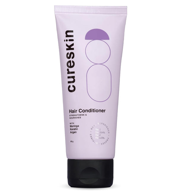 Cureskin Keratin Smooth Conditioner With Moringa, Keratin -80G