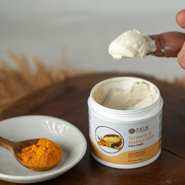Skin Elements Face Pack Cream with Turmeric (Haldi) & Multani Mitti-100G