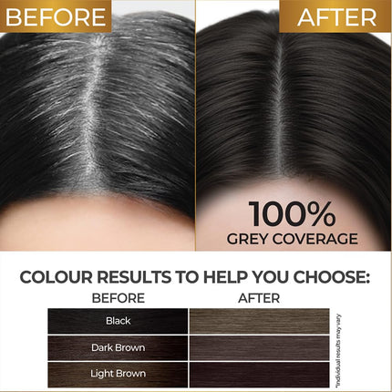Streax Gel Hair Colour for Women & Men Dark Brown 3, 150ml