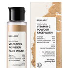 Brillare Vitamin C Powder Face Wash Orange Powder & Vitamin C