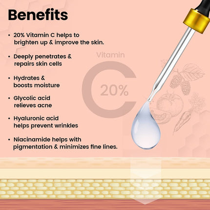 TNW-THE NATURAL WASH 20% Vitamin C Face Serum 30ml