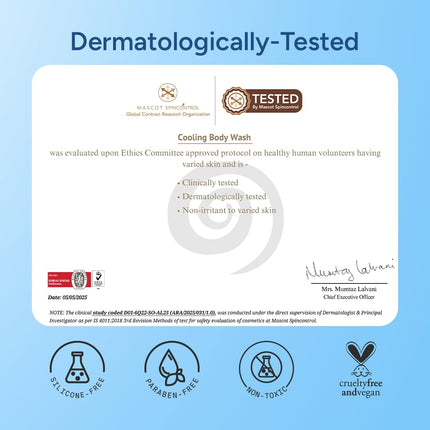 Arata Cooling Body Wash with Menthol & Glycerine -300ml