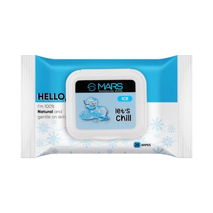MARS Refreshing Wet Wipes for Face-25wipes