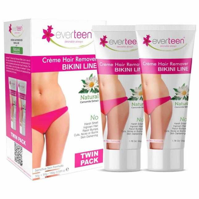 Everteen Hair Removal Cream for Women Twin Pack 50g+50g