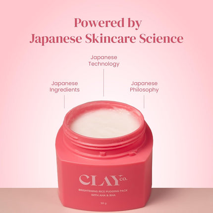 Clayco Detan Rice Face Pack with AHA & BHA -50g