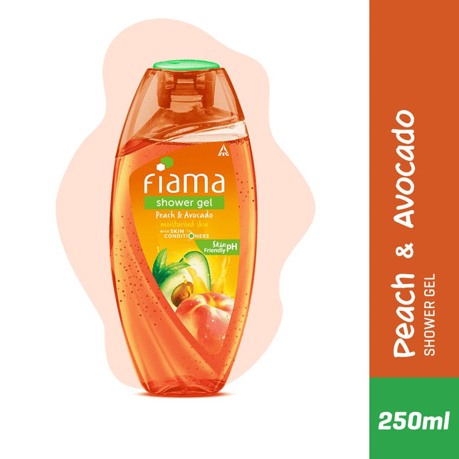 Fiama Body Wash Shower Gel Peach & Avocado, 250ml