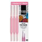 FURR Face & Eyebrow Razor for Women Facial Hair with Dual Blade Head 3N