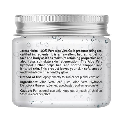 Jovees Herbal 100% Pure Aloe Vera Gel for Face, Hair (200gm)