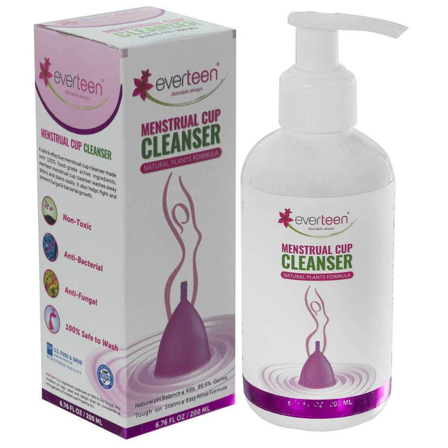 Everteen Menstrual Cup Cleanser With Plants Based Formula for Women - 1 Pack (200 ml)