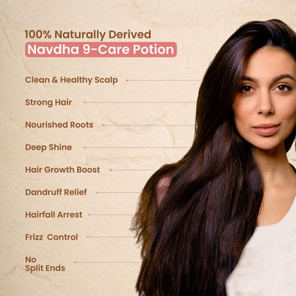 Nat Habit Hibiscus Navdha Shampoo & Conditioner Combo with Reetha, Amla & Castor